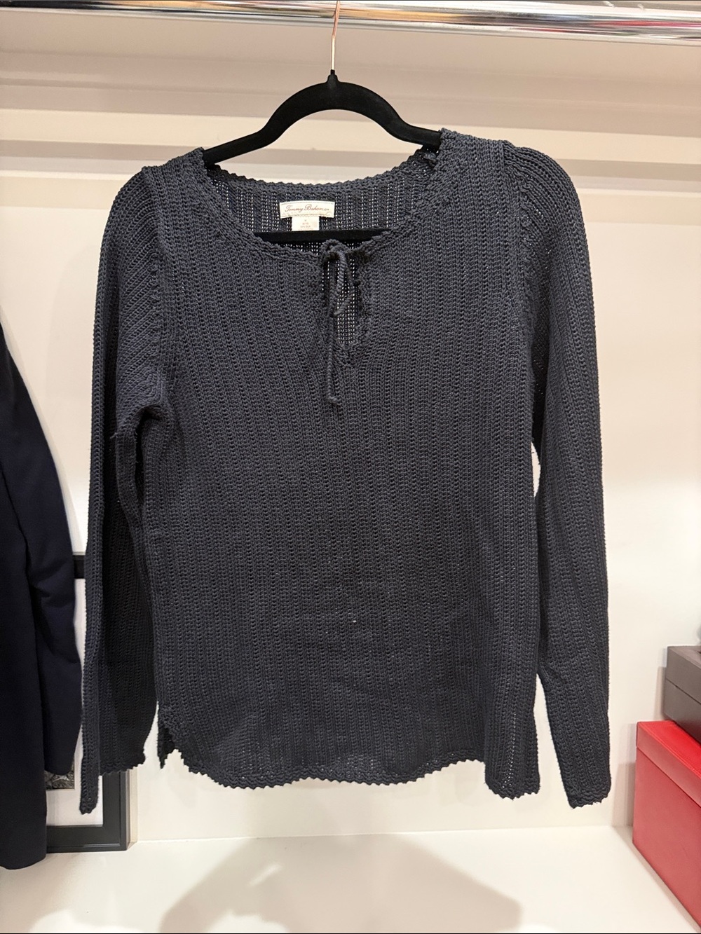 Tommy Bahama Black Bell Sleeve Sweatshirt